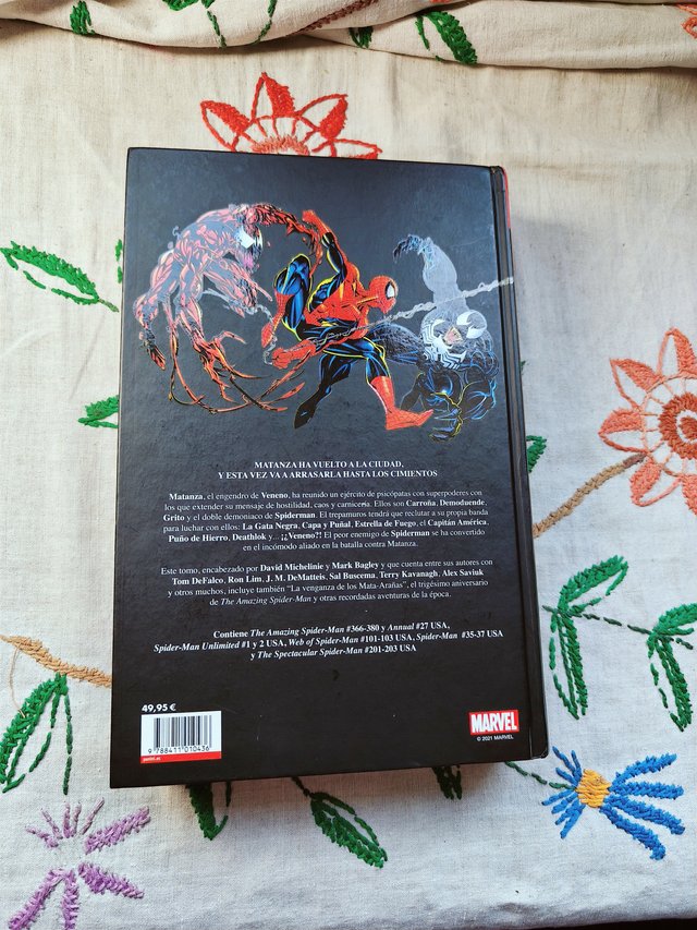 Spiderman. Matanza Máxima. Marvel Heroés. Panini