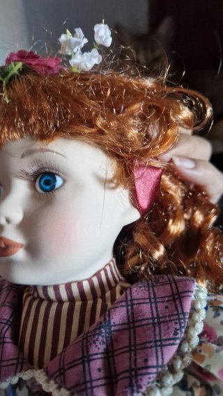 Muñecas de porcelana vintage.