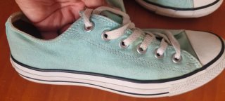 2 Pares Zapatillas Converse Verdes/Celestes