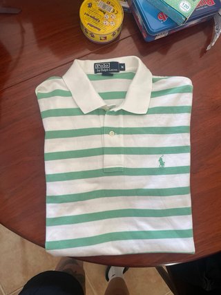 Polo Ralph Lauren Rayas Verde Talla L
