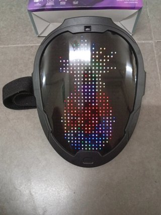 Máscara LED Animada Full Face