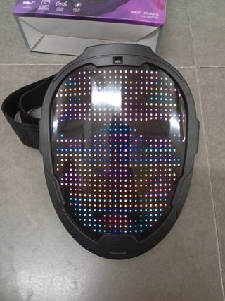 Máscara LED Animada Full Face