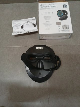Máscara LED Animada Full Face