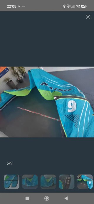 Cometa Kitesurf Naish Dash 9m