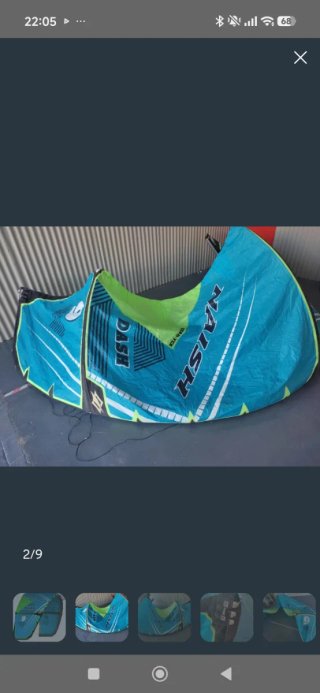 Cometa Kitesurf Naish Dash 9m