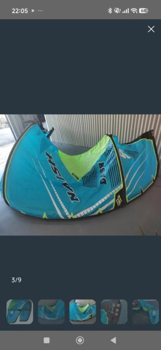 Cometa Kitesurf Naish Dash 9m