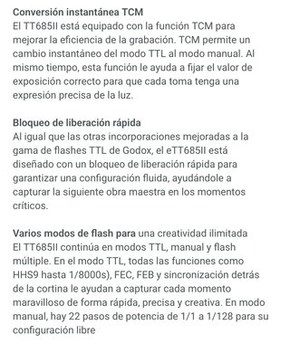 2 Flashes Godox TT685 II F Fuji