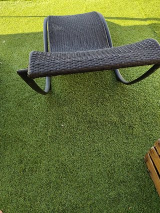 Hamaca de piscina gris antracita