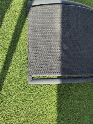 Hamaca de piscina gris antracita