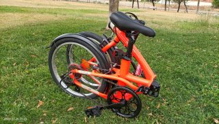 Bicicleta Plegable  BTWIN Naranja