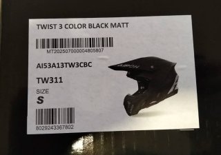Casco Airoh Twist 3 negro mate talla S