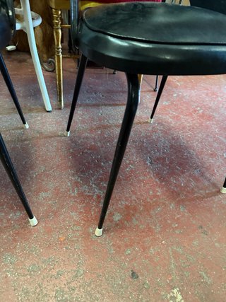 Sillas Retro Vintage Mid-Century Negras