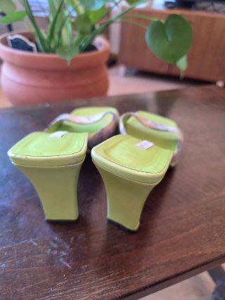 Sandalias Pura Lopez Verde Multicolor