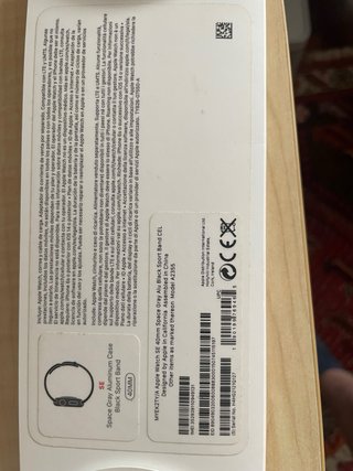 Apple Watch SE 40mm Gris Espacial