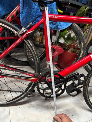 Bicicleta niño Carretera Btwin Triban 3 Roja