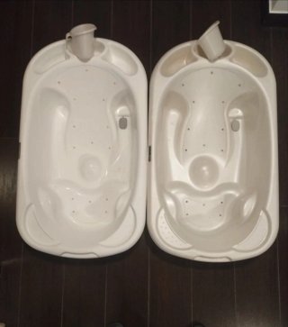 Bañera bebé con asiento y accesorios