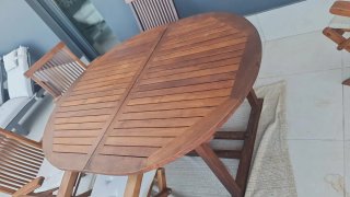 Mesa y 8 Sillas de Teka