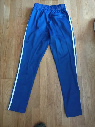 Pantalón Adidas Italy azul talla S.