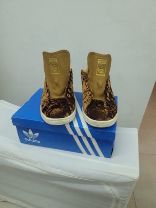 Zapatillas Adidas Stan Smith Marrón Dorado