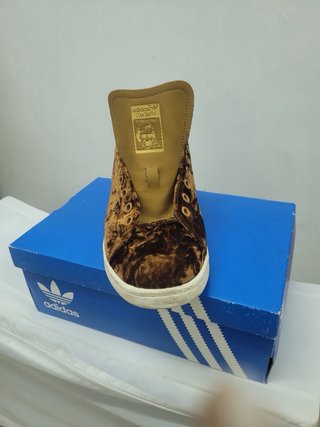 Zapatillas Adidas Stan Smith Marrón Dorado