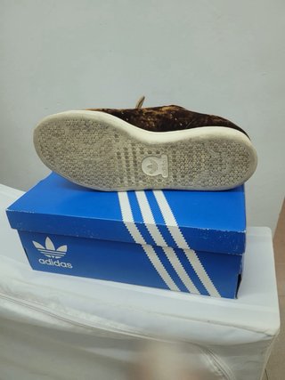 Zapatillas Adidas Stan Smith Marrón Dorado