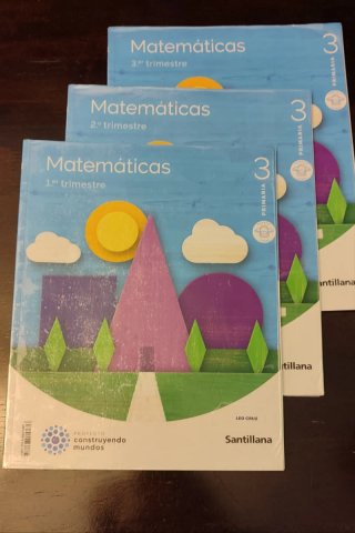 Lote libros texto 3 Primaria