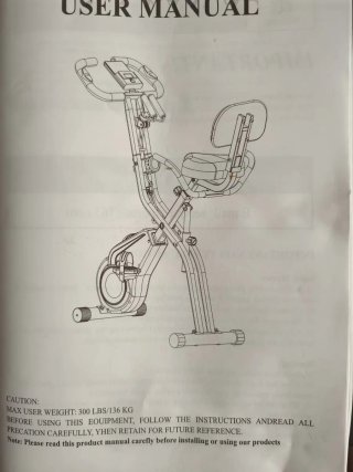 Bicicleta Estática Plegable