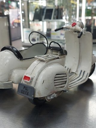 Moto con Sidecar Decorativa