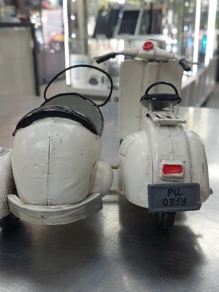 Moto con Sidecar Decorativa