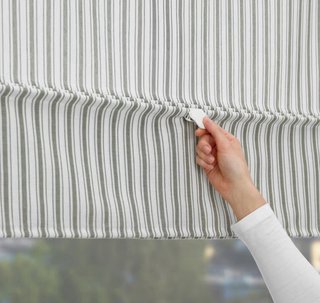 Estor Ikea Rayas Verde/Blanco Descatalogado