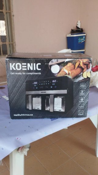 Freidora de aire doble KOENIC