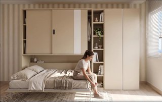 CAMA ABATIBLE CON ARMARIO EVOLUTION
