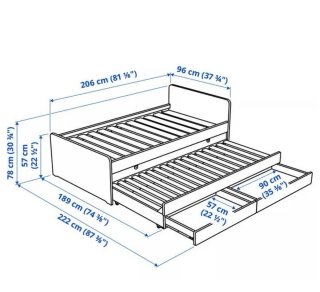 Cama Nido Ikea Blanca
