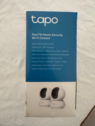 2 Cámaras Seguridad Wi-Fi Tapo C200