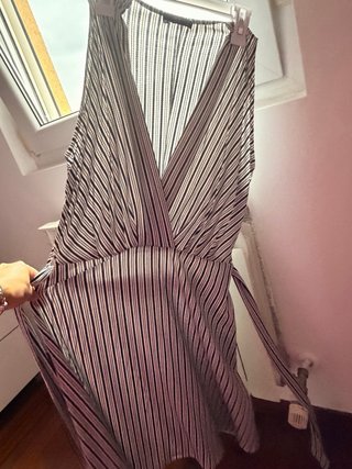 Vestido Mango Talla S Rayas