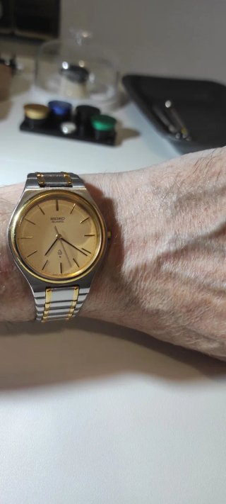 Orologio Seiko Quartz Bicolor Vintage