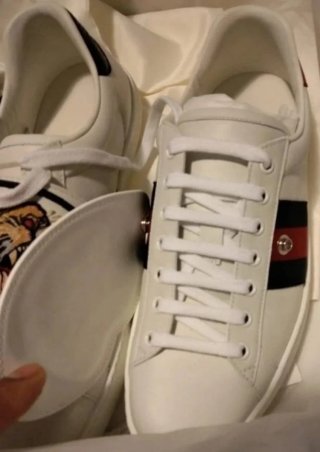 Zapatillas Gucci Blancas con Tigre