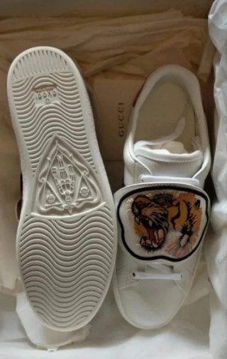 Zapatillas Gucci Blancas con Tigre