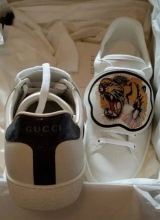 Zapatillas Gucci Blancas con Tigre
