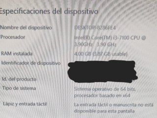 Pack PC Escritorio: Torre, Pantalla y Teclado
