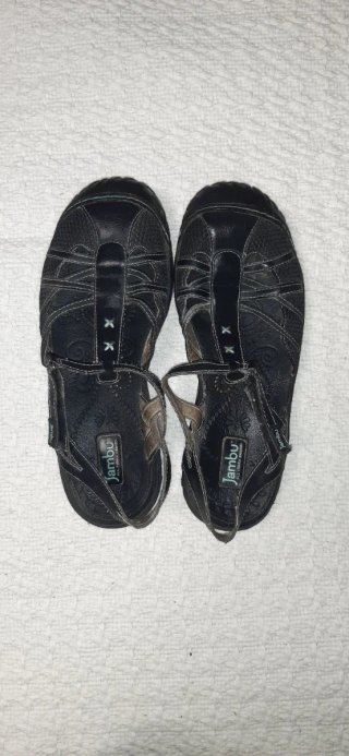 Sandalias Jambu de piel suela deportiva Mujer