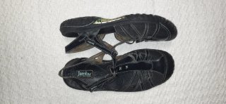 Sandalias Jambu de piel suela deportiva Mujer