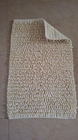 Tappeto da bagno bianco