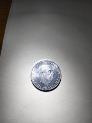 Moneda Franco Caudillo de España 1966