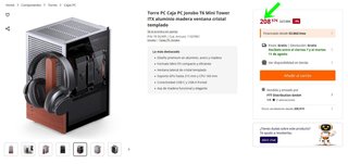 Caja Mini ITX Jonsbo T6 Silver