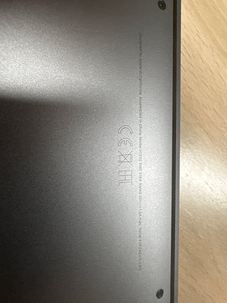 MacBook Air de 2019 con 128GB. Gris plata