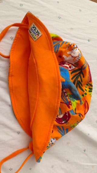 2 Gorros Tuc Tuc Talla 54 Azul y Naranja