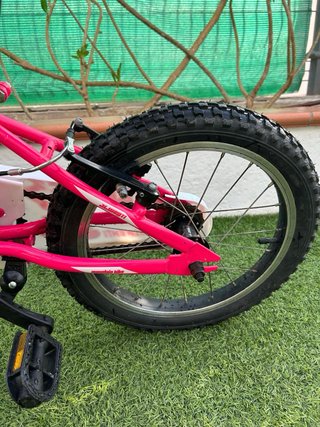 Bicicleta infantil rosa 16 pulgadas
