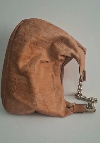 Bolso CH Piel Marrón Cadena