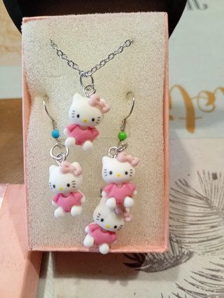 Set completo gioielli Hello Kitty